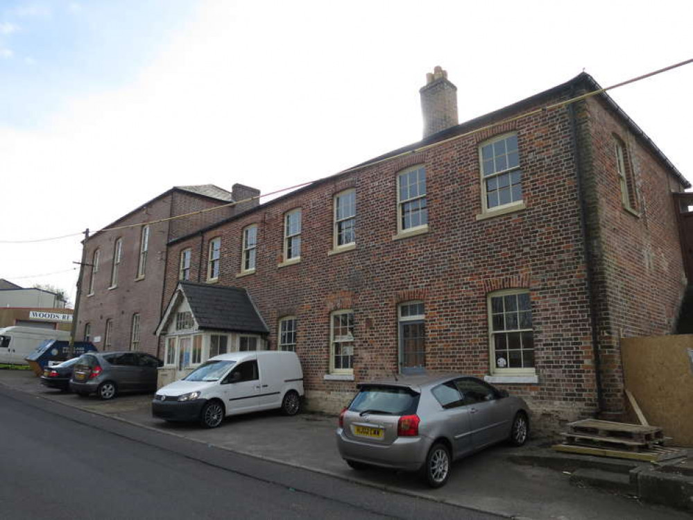 The former military hospital in Dorchester's Grove industrial estate