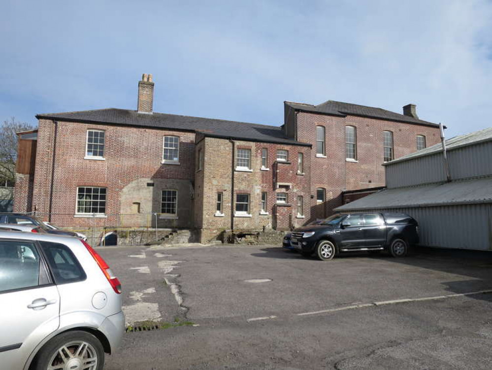 The former military hospital in Dorchester's Grove industrial estate