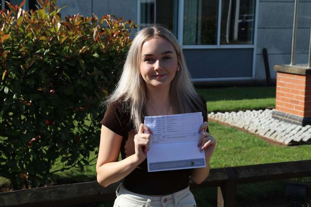 Holly-May Johnson will be going to Bilborough College following her excellent results. Photo courtesy of The Holgate Academy. Holly-May Johnson will be going to Bilborough College following her excellent results. Photo courtesy of The Holgate Academy.