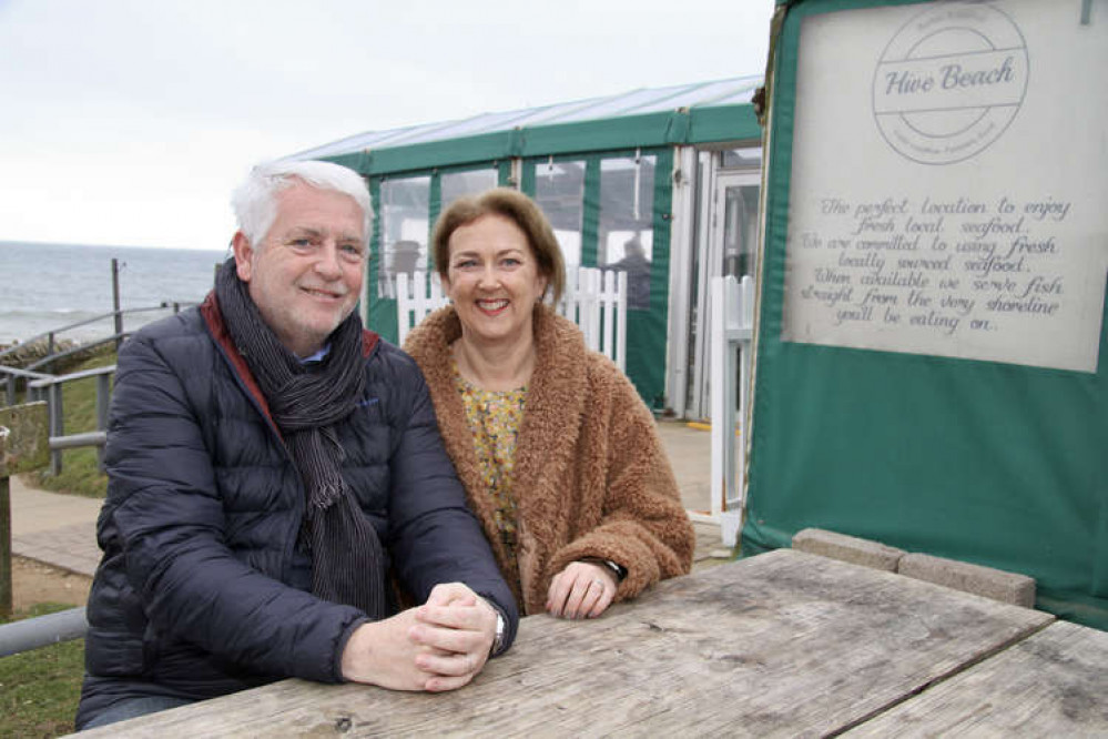 Steve and Debbie Attrill of The Hive Beach Company