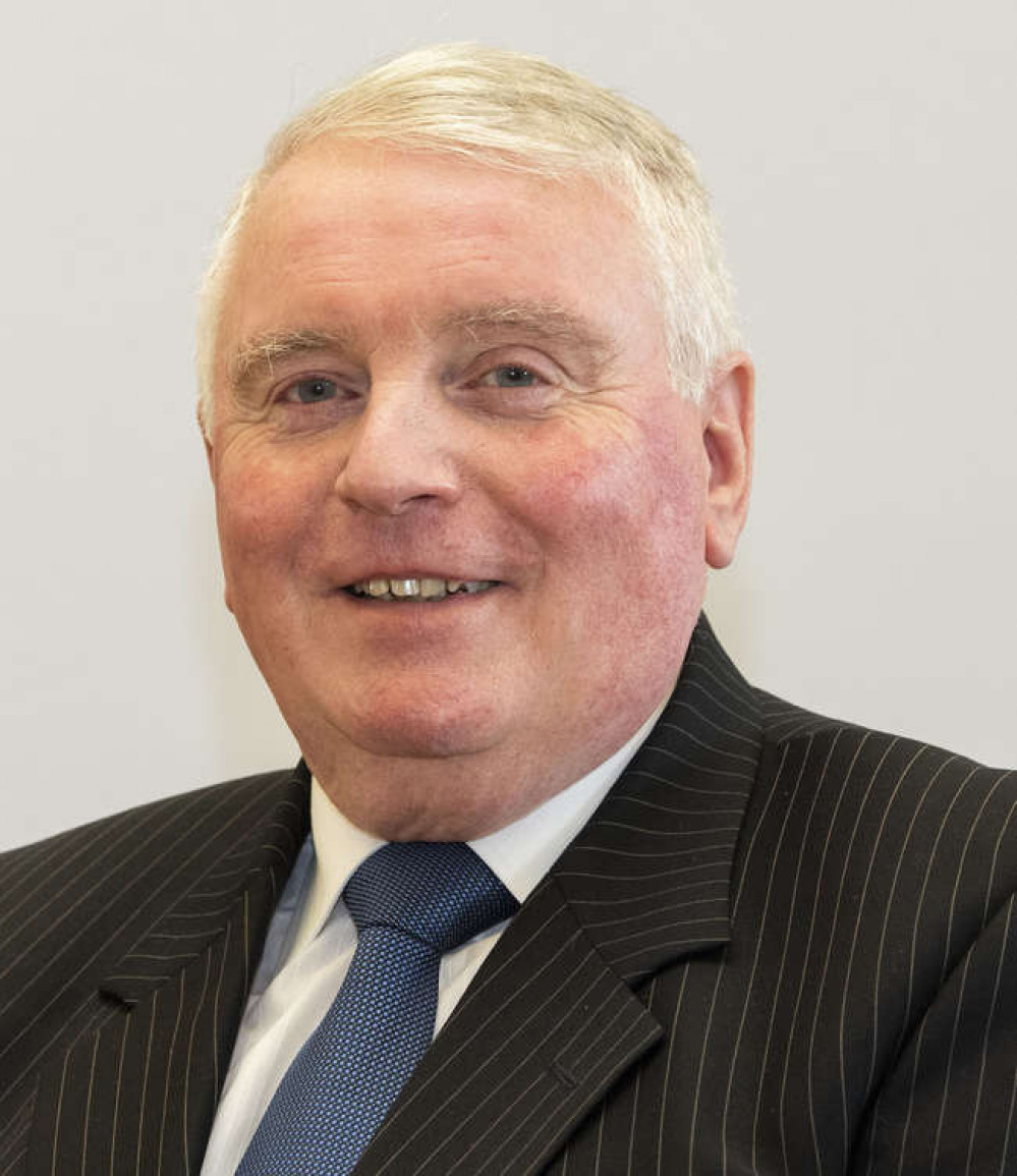 Councillor Mike Quigley MBE, Chairman of Nottinghamshire County Council. Photo courtesy of Nottinghamshire County Council.