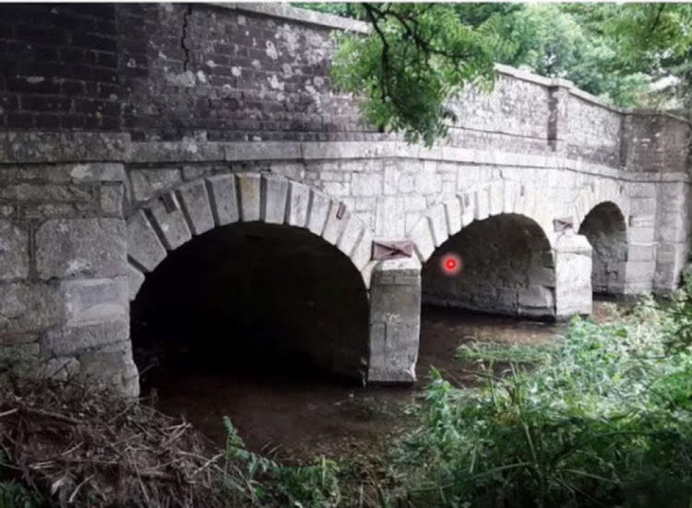 The bridge to be repaired on the old Sherborne Road from Dorchester (Image: courtesy Dorset Council)