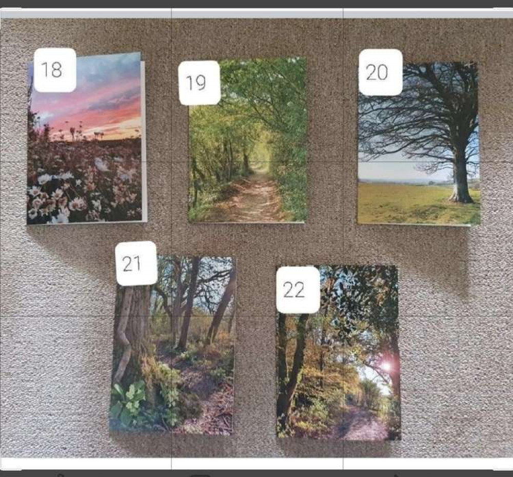 Some of the cards from Rachel's Hidden Dorset range