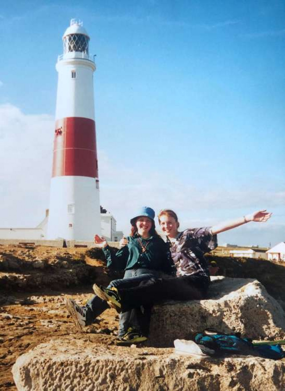 Emma, left, with her sister