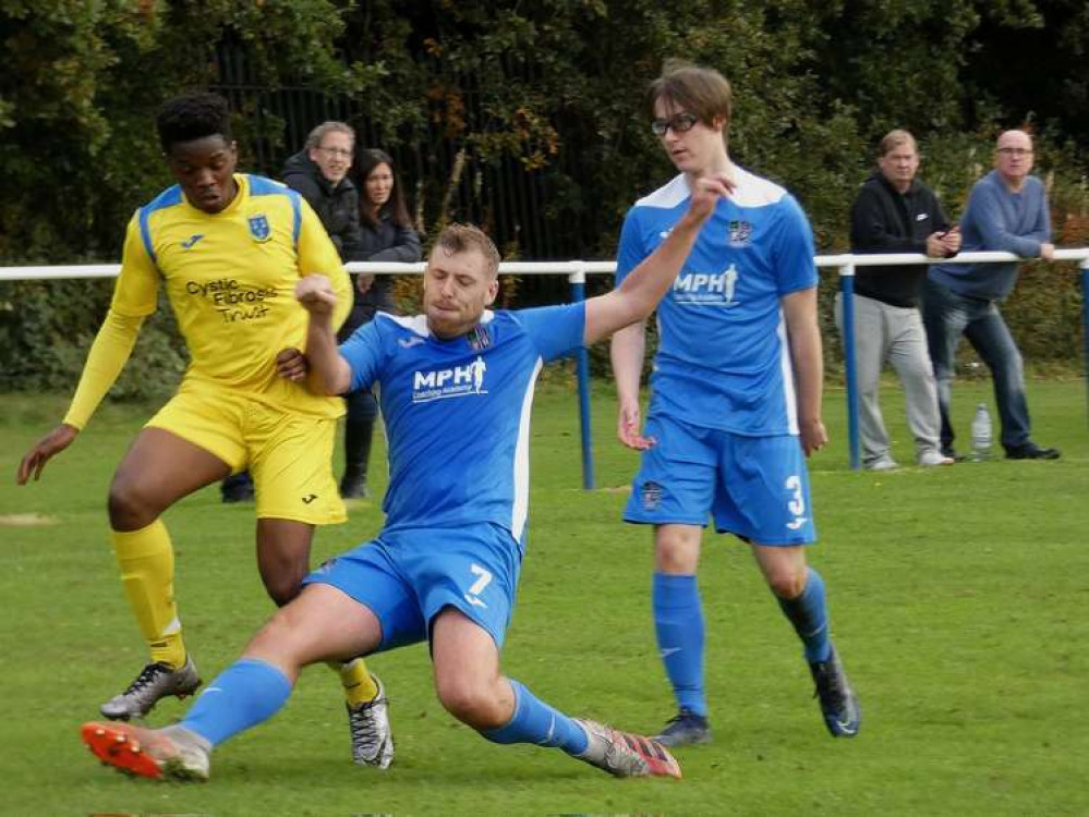 Recent Heswall FC action - Picture by Bob Shaw