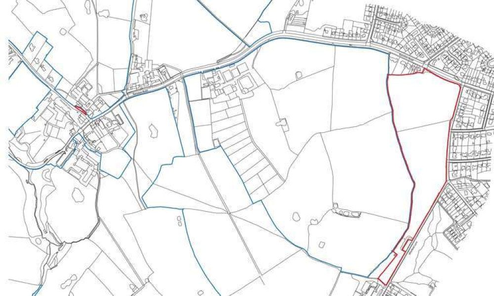 The Heswall Milner Road / Barnston Road location plan