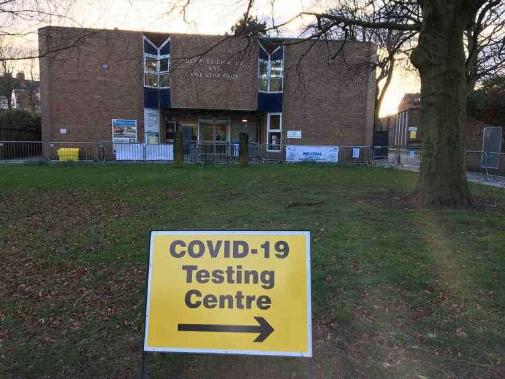 Of late Heswall Library has been serving as a COVID symptoms testing centre