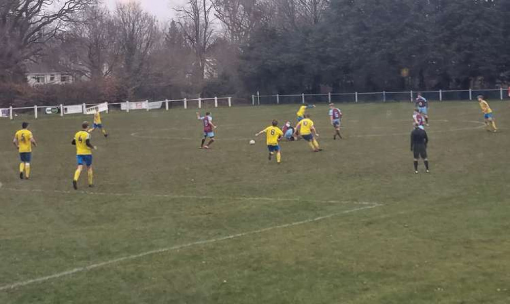 Heswall Reserves in action at the weekend