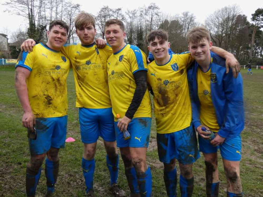 Heswall Reserves vs Mersey Harps...after the match was abandoned. Picture: Bob Shaw