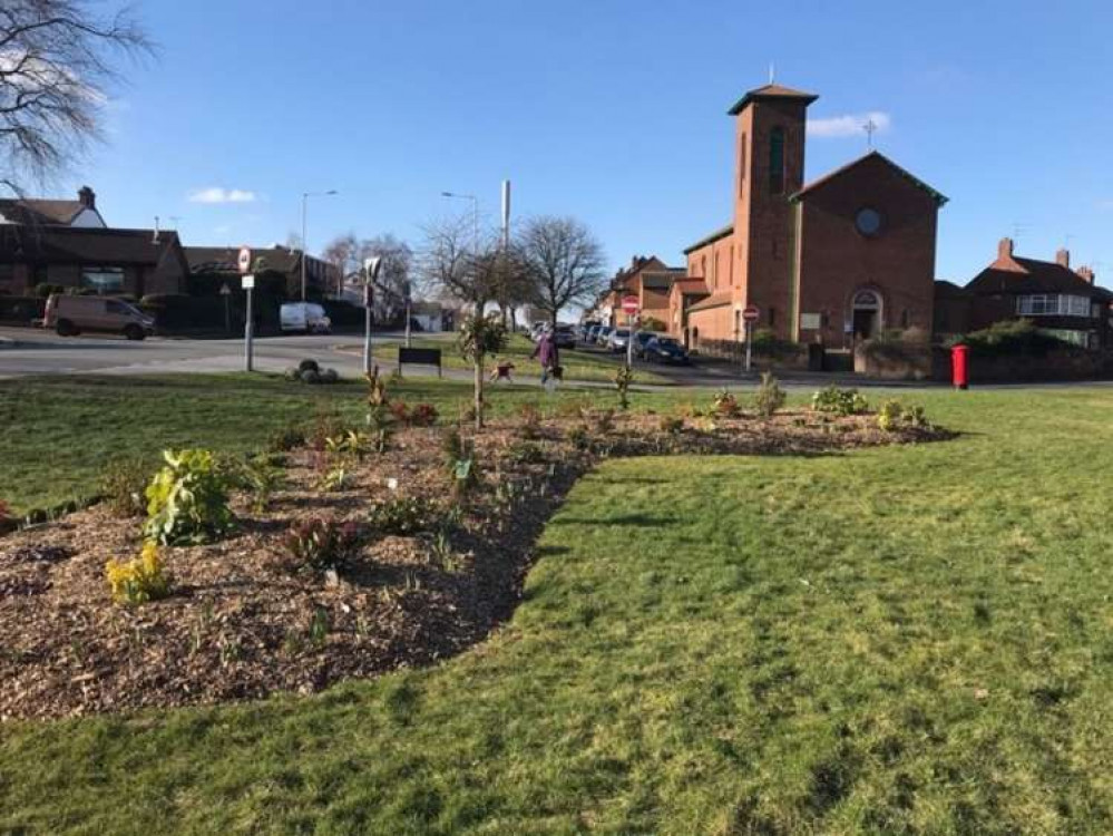 By the church of Our Lady and St John on Telegraph Road