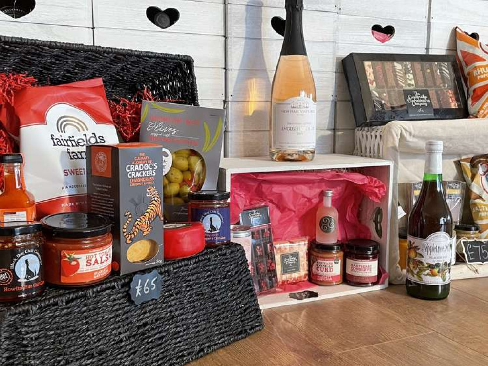 Woodlands Farm Shop hamper selection