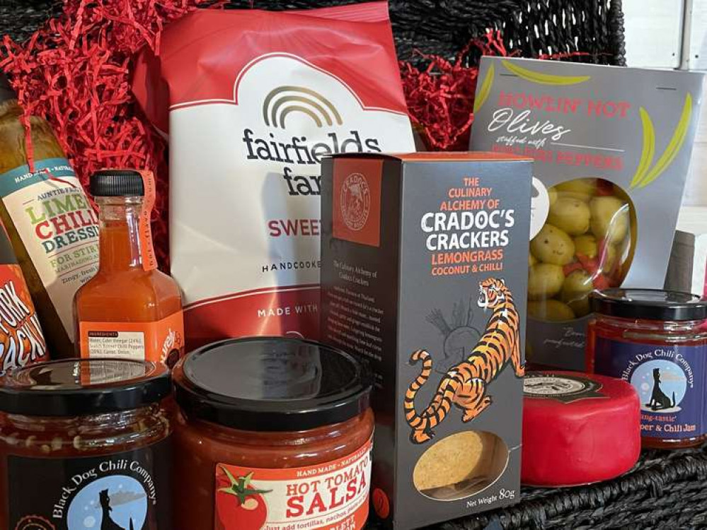 Woodlands Farm Shop Hamper selection