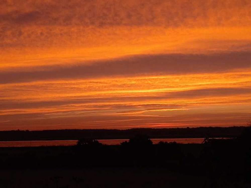 Sunset over Hadleigh