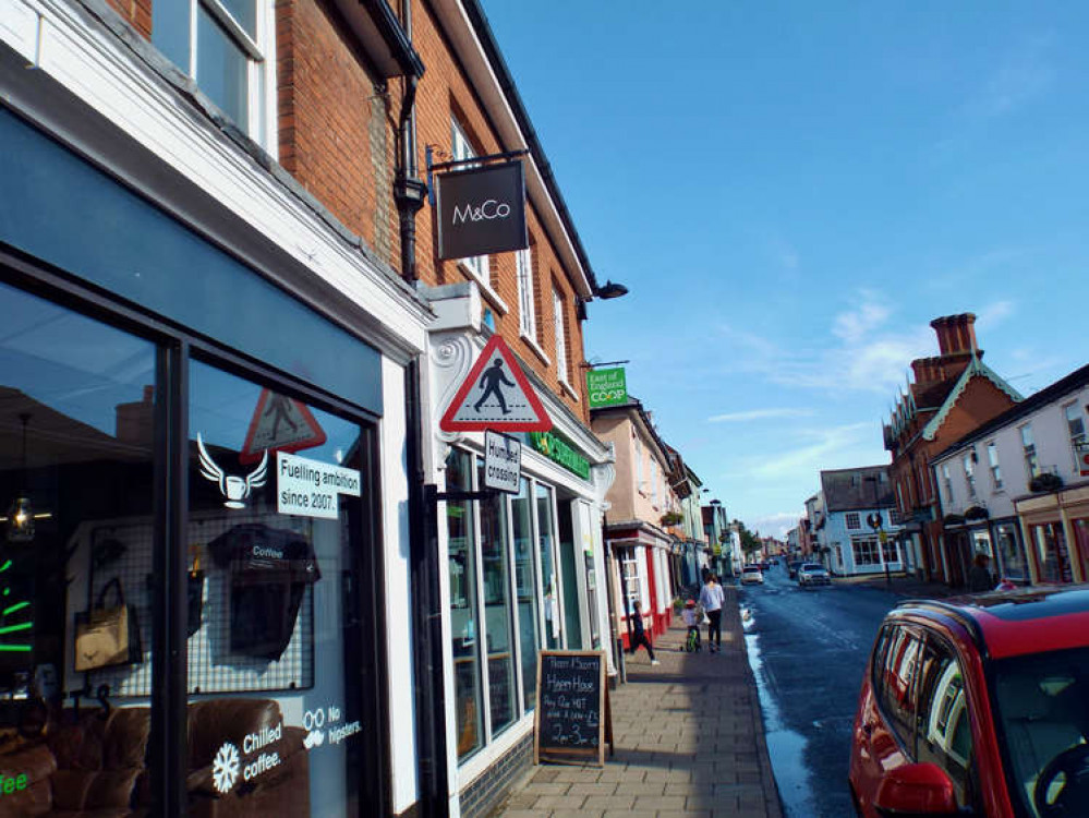 Hadleigh High Street where some offences took place (picture credit: Hadleigh Nub News)