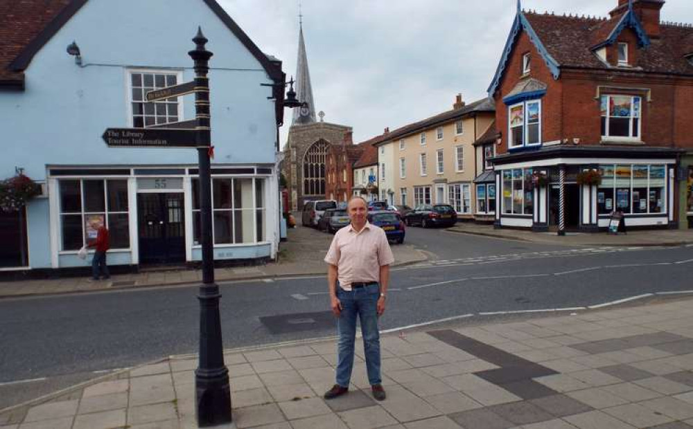 Babergh leader John Ward wrote to former mayor Frank Minns