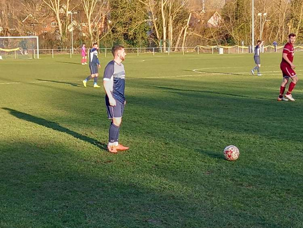 Joe Yaxley netted the winner (Picture credit: Hadleigh Nub News)