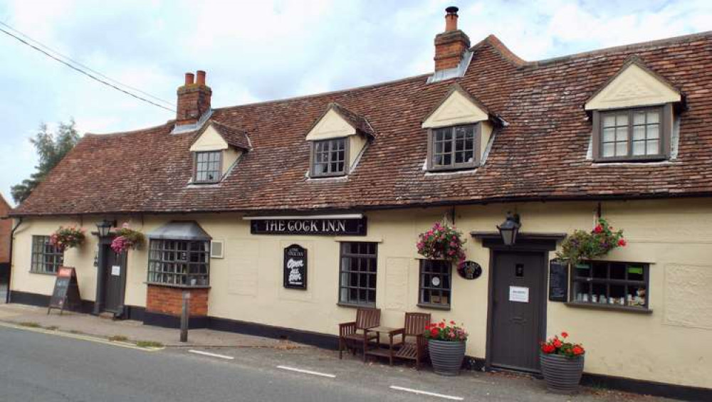 Cock Inn Hadleigh moulded community spirit (Picture credit: Hadleigh Nub News)