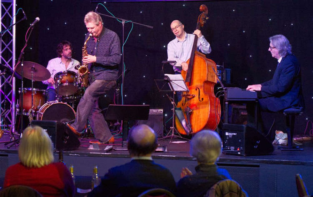 Derek Nash band (Picture credit: Iain Blacklaw) Derek Nash band (Picture credit: Iain Blacklaw)