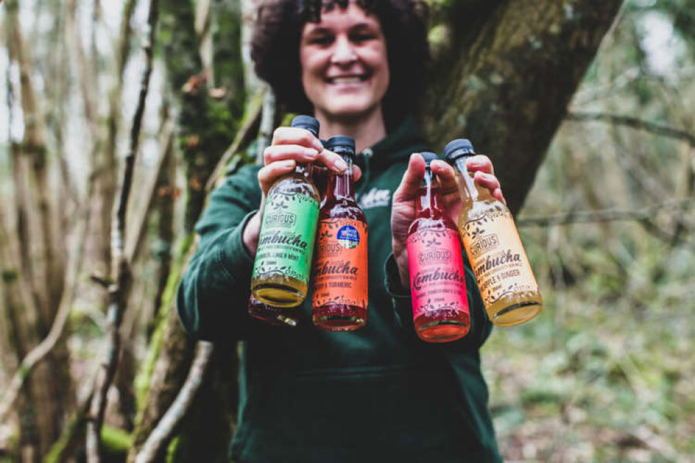 Emma Davies of the award-winning Curious Kombucha Emma Davies of the award-winning Curious Kombucha
