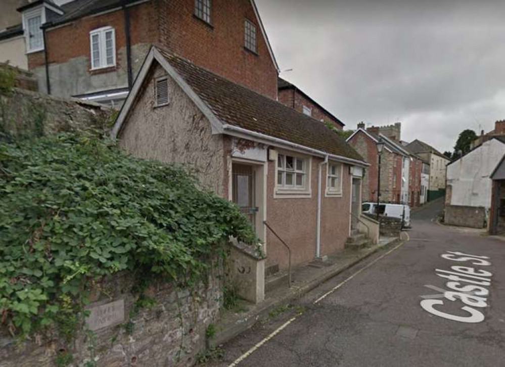 The old toilet block on Castle Street, Axminster, will be converted into a one-bed property The old toilet block on Castle Street, Axminster, will be converted into a one-bed property