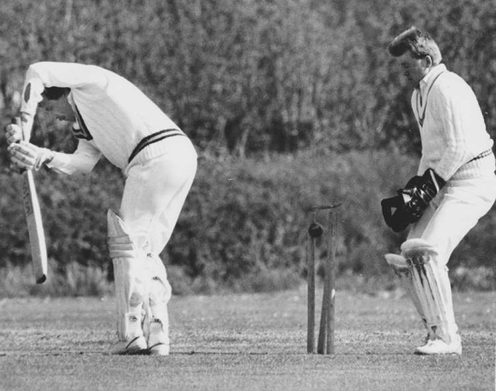 Pip Evans - cleaned bowled at Uplyme