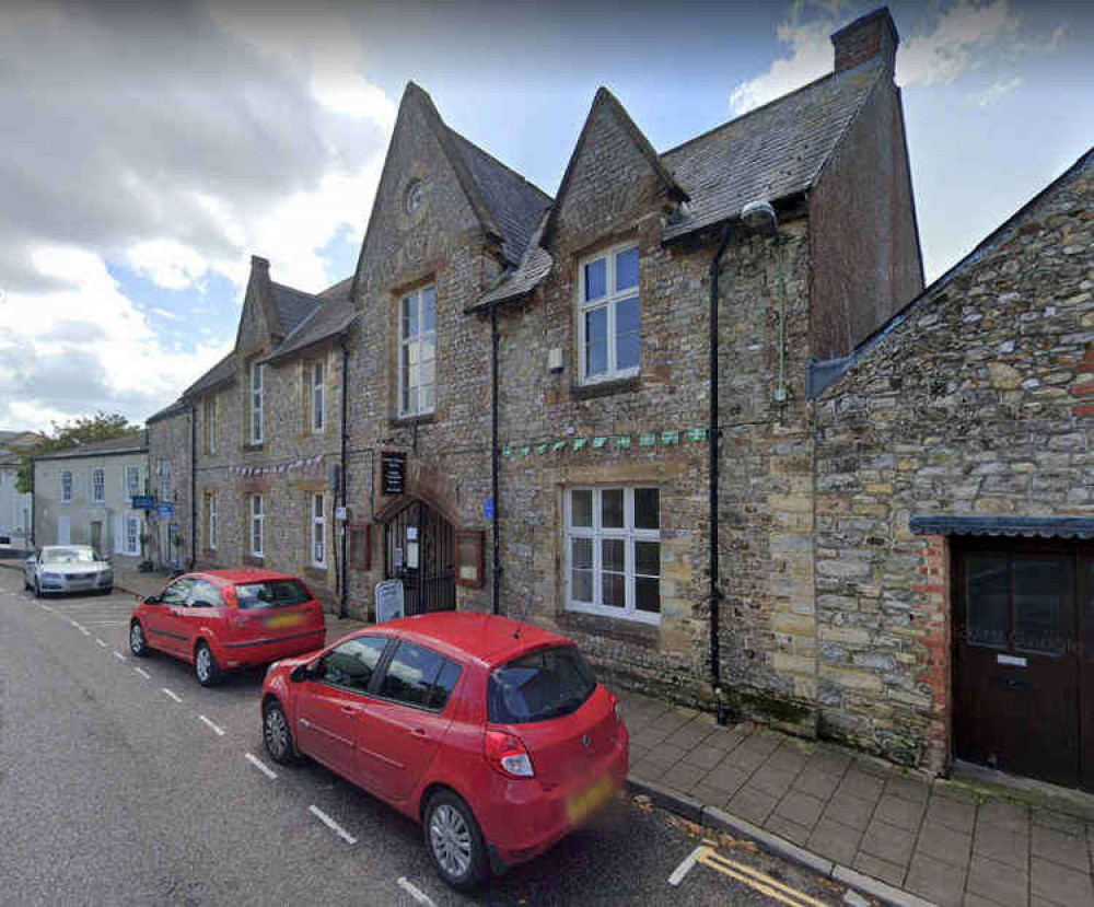 The historic Old Courthouses houses Axminster Arts Cafe, The Courthouse Makers, a public courtyard garden and the former senior citizens centre