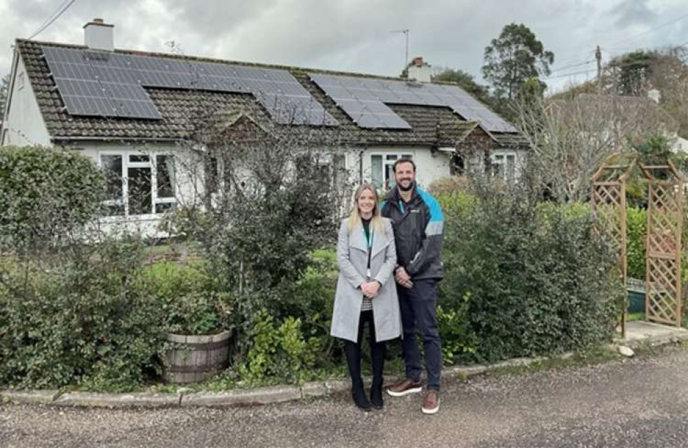 Robin Brown, Area Business Customer Delivery Manager at P H Jones, and Sophie Davies, Housing Business and Customer Improvement Manager at East Devon District Council