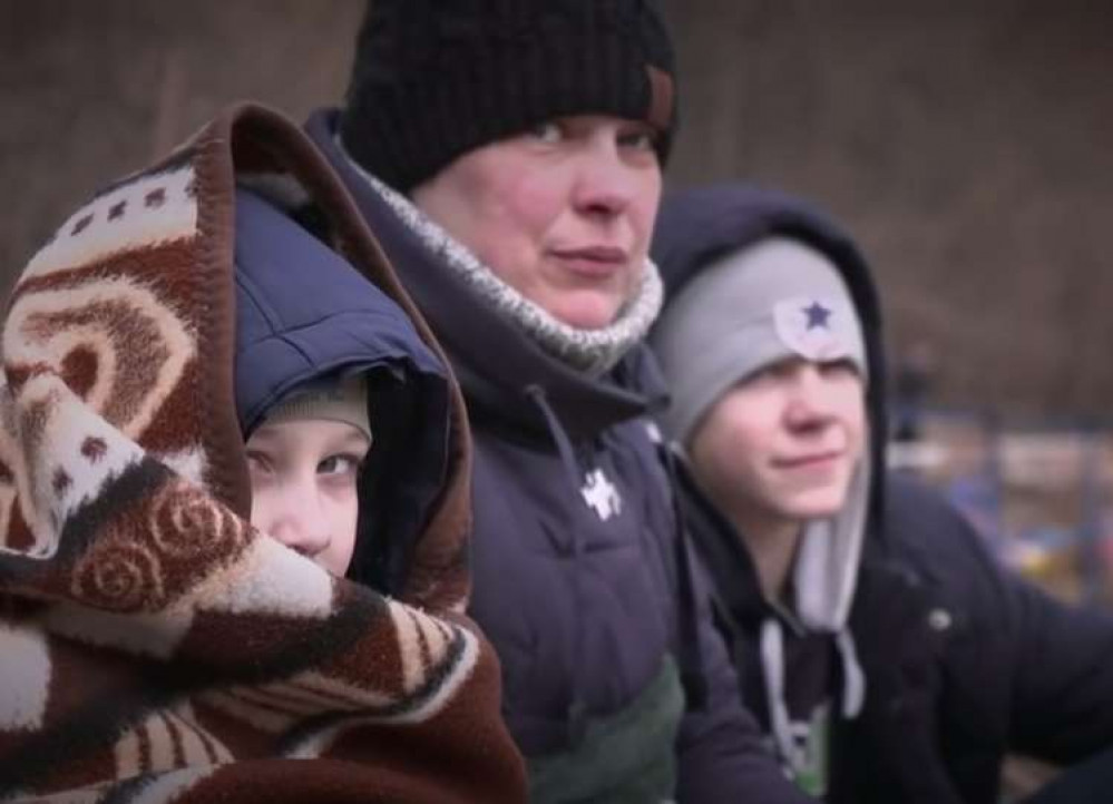 More than four million people had left Ukraine since the start of the Russian invasion (photo credit: BBC News)