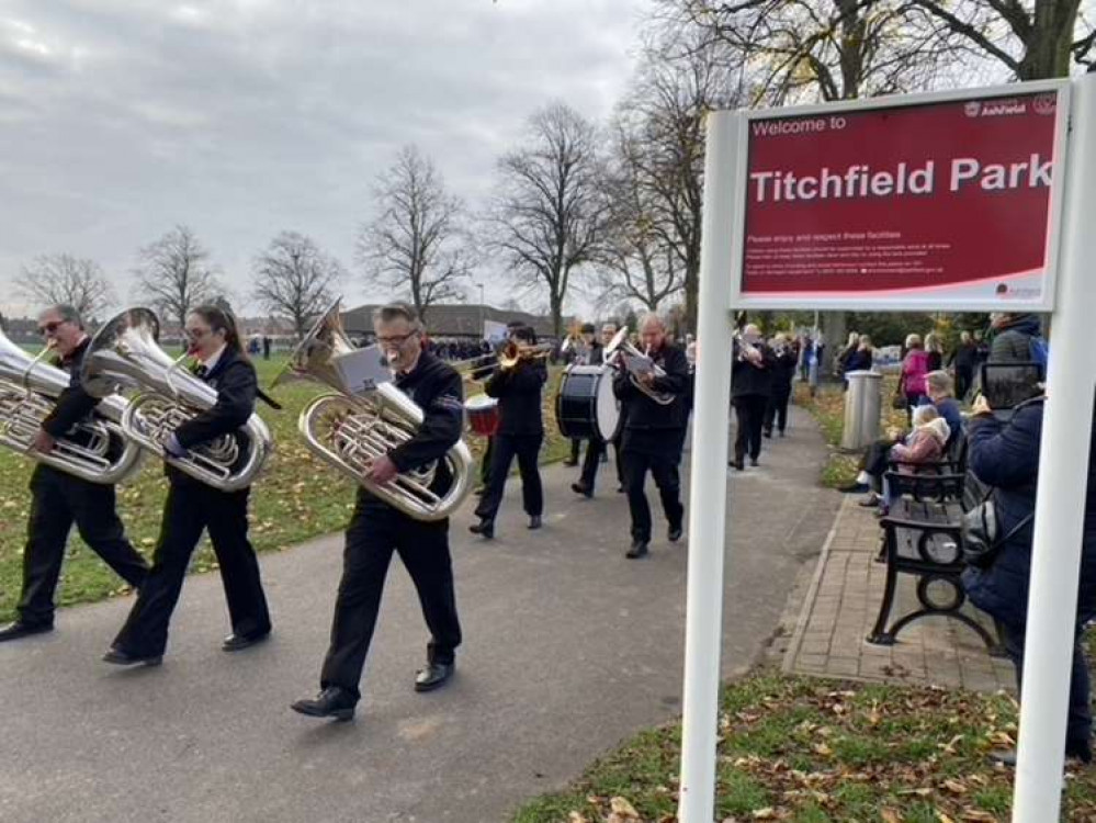 The parade took place on a much smaller scale this year following a dispute between Ashfield District Council and The Royal British Legion. Photo Credit: Lauren West