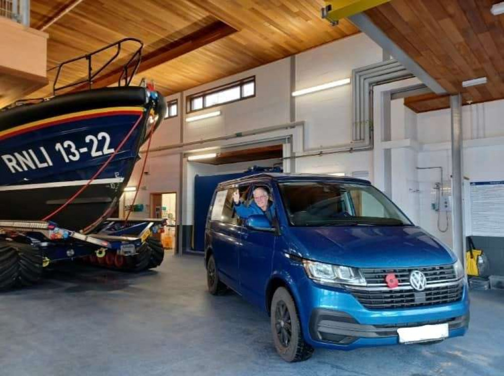 David Holdsworth, 70, plans to visit the Burnham volunteers tomorrow morning (Photo: RNLI) David Holdsworth, 70, plans to visit the Burnham volunteers tomorrow morning (Photo: RNLI)