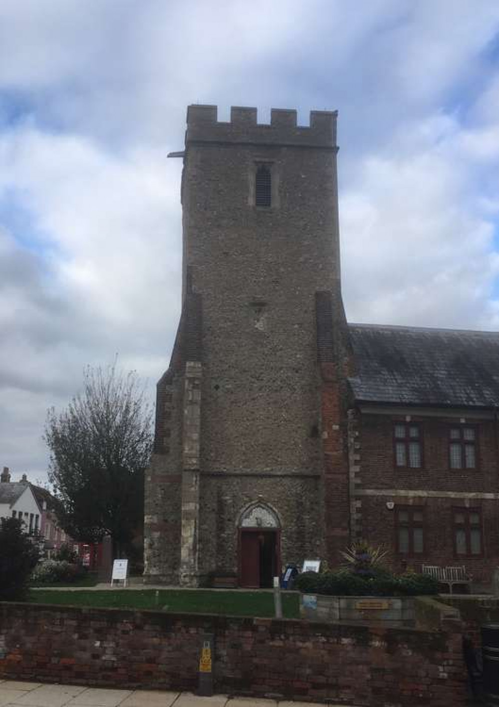 The tower of St Peter's, where Ann Carter married in 1620