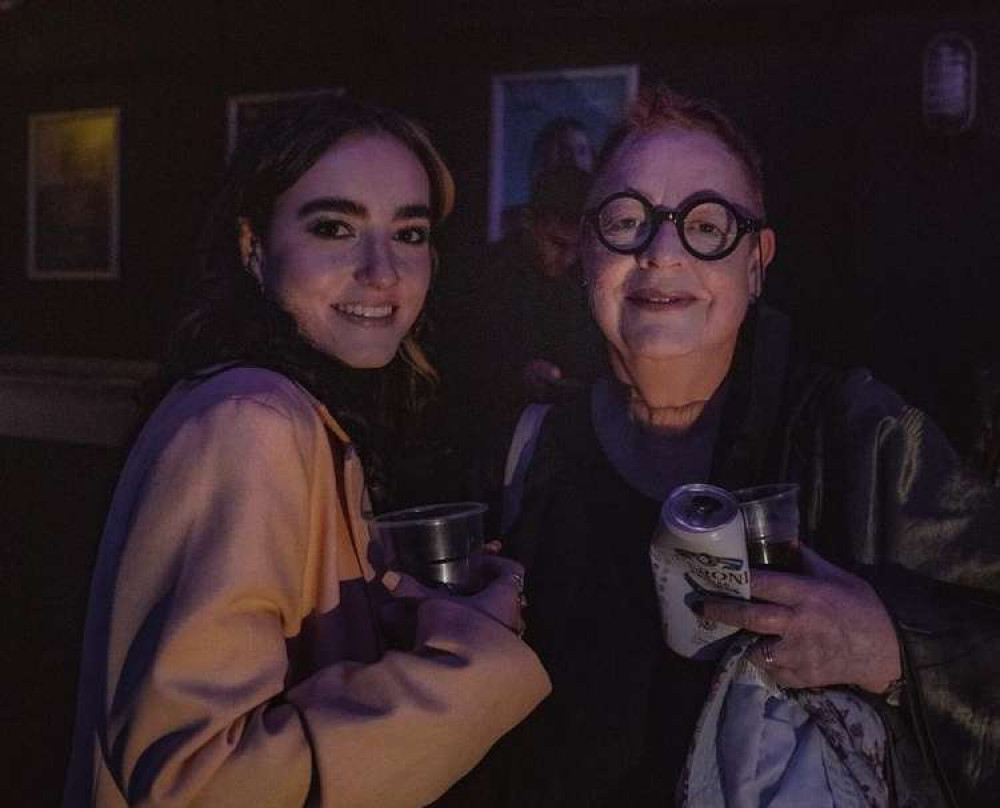 Maisi Bourke and her mum Jo Brand