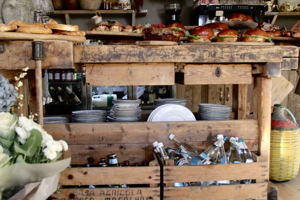 On the counter find an array of fresh sandwiches, pastries and cakes (Image: Issy Millett, Nub News)