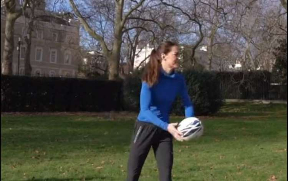 The Duchess headed to Twickenham Stadium today - Wednesday - to meet players from the men's and women's squads as they prepare for the Six Nations championships (Image: Rory Poulter) The Duchess headed to Twickenham Stadium today - Wednesday - to meet players from the men's and women's squads as they prepare for the Six Nations championships (Image: Rory Poulter)