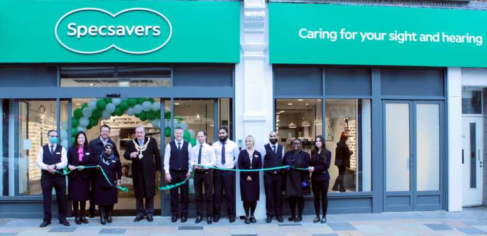 Specsavers Clapham Junction Store Opening with the Mayor of Wandsworth & Specsavers CEO, John Perkins