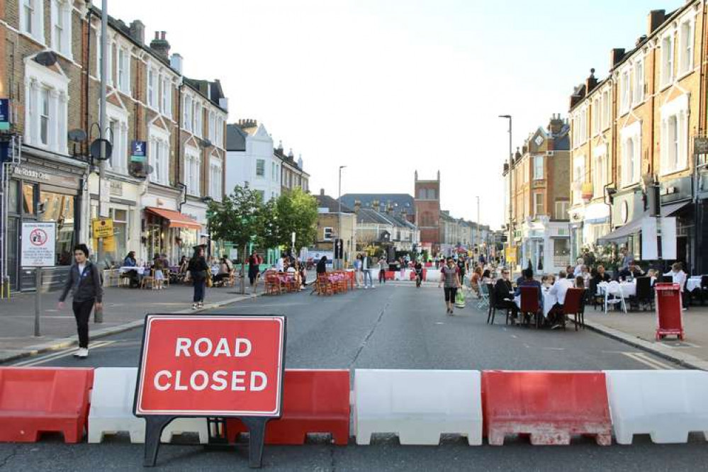 Wandsworth Council said the pedestrianisation schemes in summer 2020 and 2021 brought economic benefits to the area (Image: Issy Millett, Nub News)