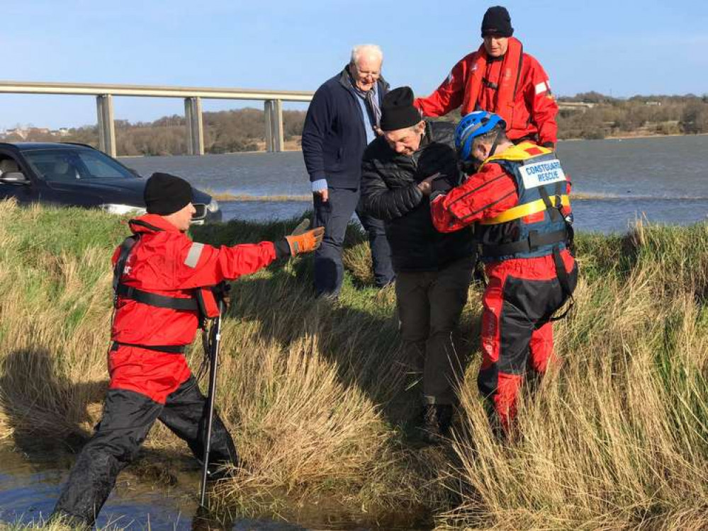 HM Coastguard attended HM Coastguard attended