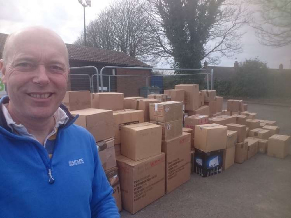 Volunteer Stephen Barrett (Picture credit: James Miers)