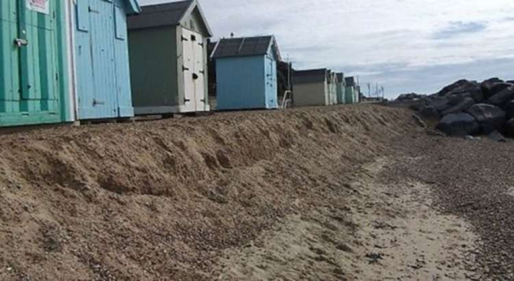 Under threat Felixstowe beach huts