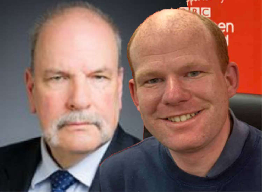 Differing views, Cllrs Anthony Hedley (left) and Jack Ferguson. Differing views, Cllrs Anthony Hedley (left) and Jack Ferguson.