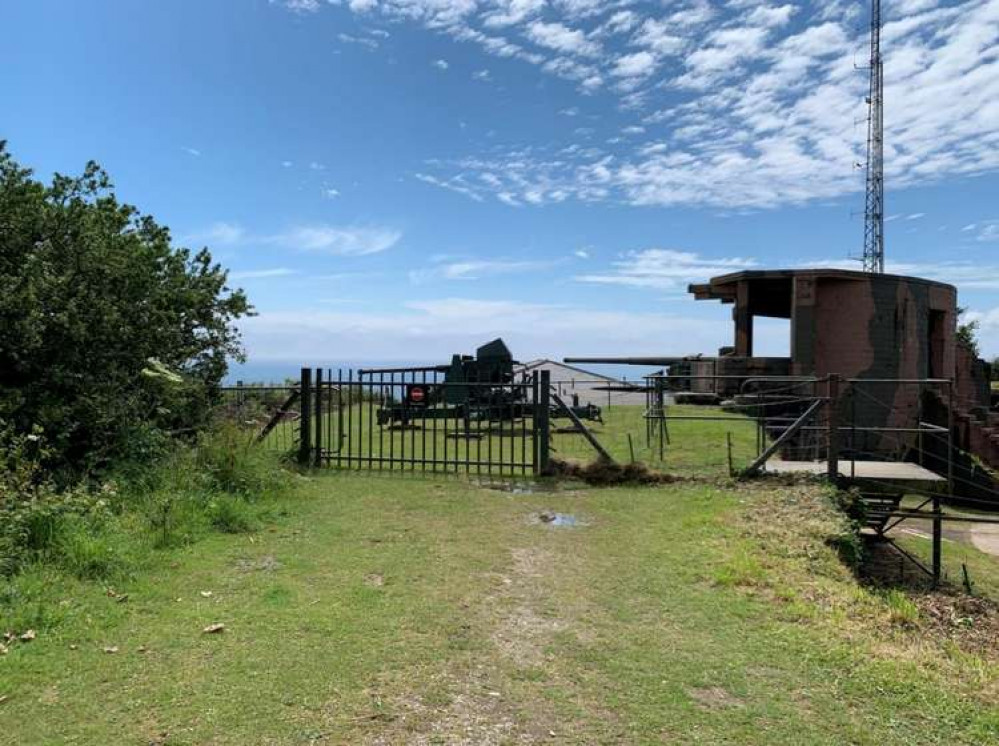 Gates at Half Moon from the opposite direction – from the side the public can access via footpath. The site is being accessed from the gaps either side of the gates, and over the gates. The new gates and fencing would run across this view.