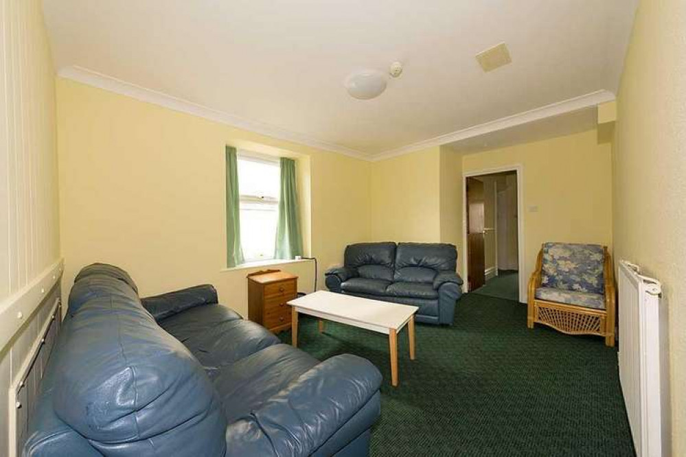 Living room. Marlborough Road, Falmouth. Shared by Townsend.