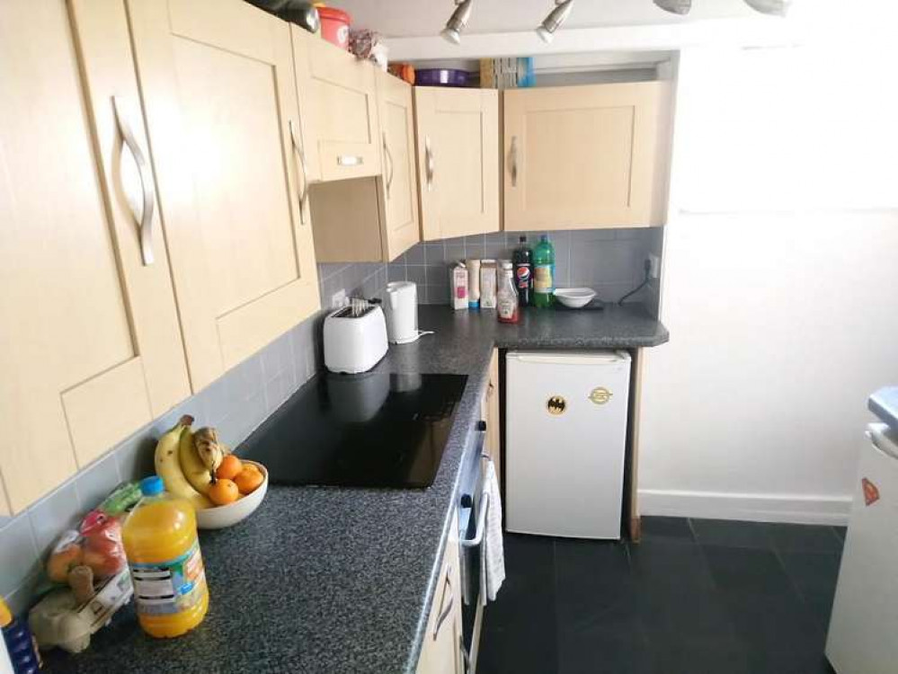 Kitchen area, Kernick Road. Shared by Townsend.