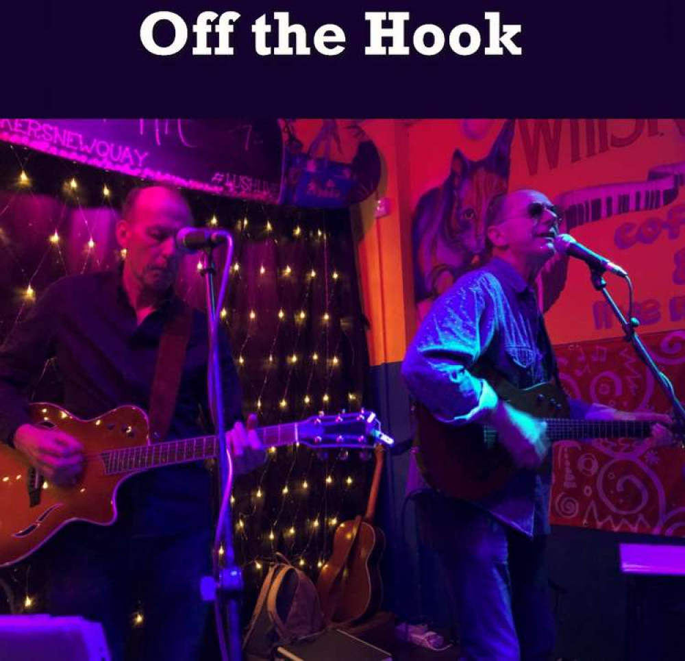 Off The Hook are a duo playing various genres of music.