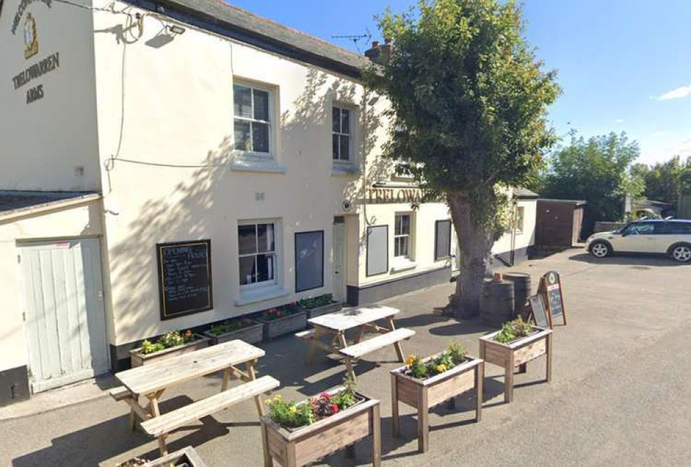 The Trelowarren Arms, Budock Water, submitted a planning application to upgrade its outdoor dining area.