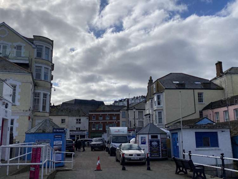 Prince of Wales Pier Falmouth was taken over by camera crews today.