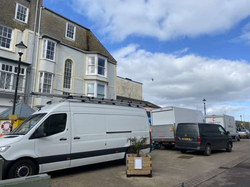 Prince of Wales Pier Falmouth was taken over by camera crews today.