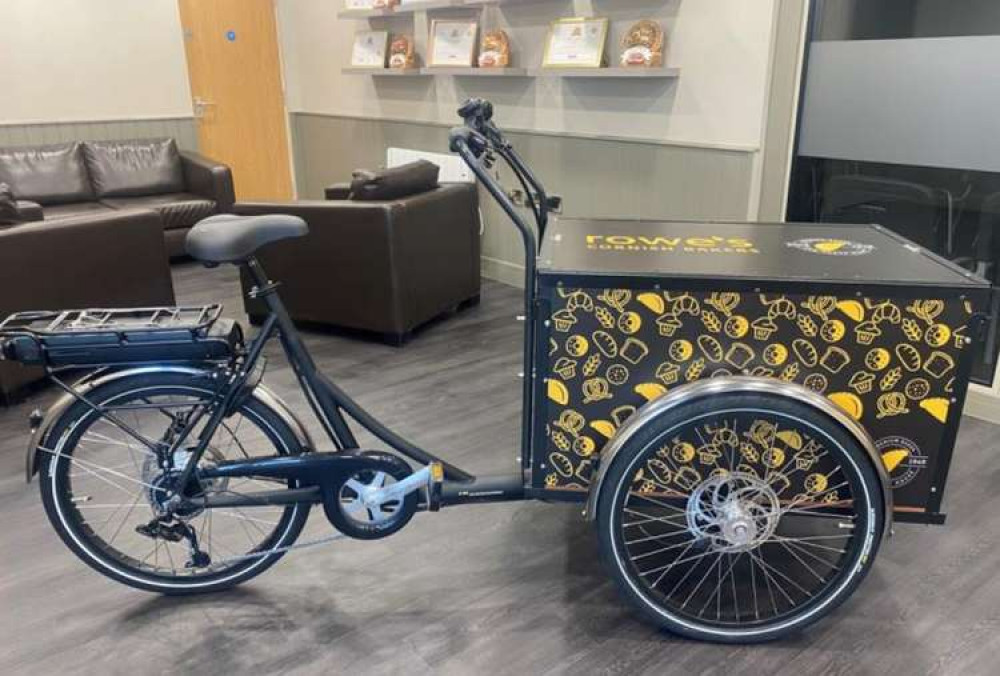 A picture of the new Rowe's electric bike that looks set to be operating from Pendennis Point. A picture of the new Rowe's electric bike that looks set to be operating from Pendennis Point.