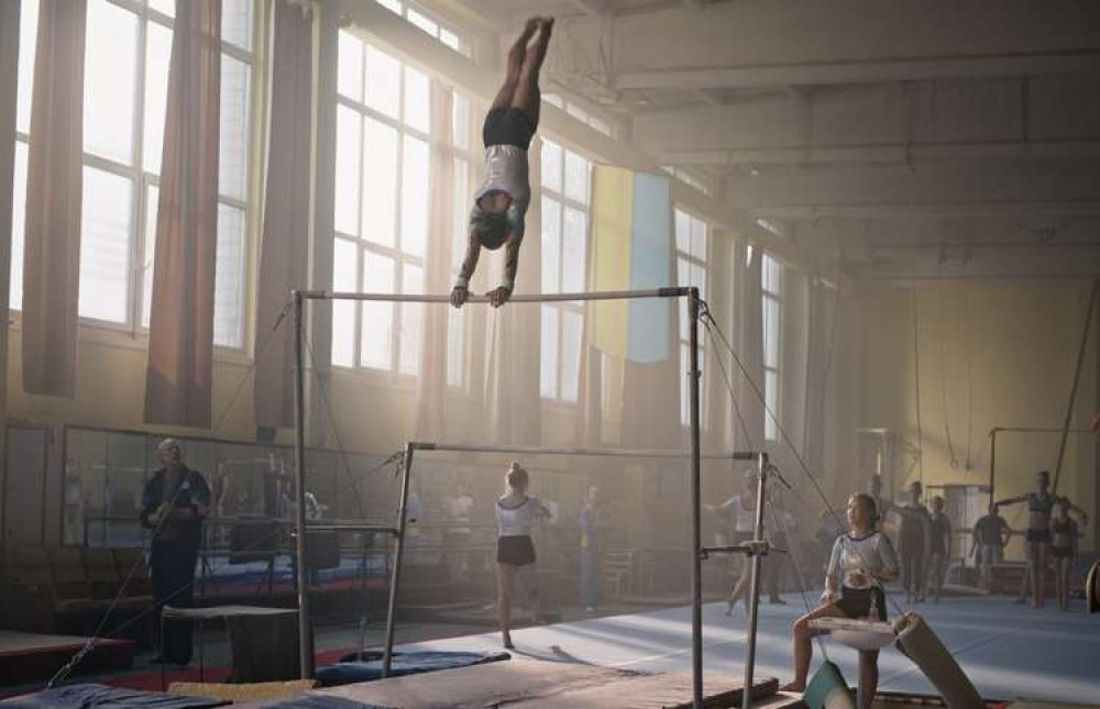 Still from Olga - the Cannes award-winning film tells the story of the 15-year old Ukrainian gymnast forced from her home played in over 75 cinemas across the UK.