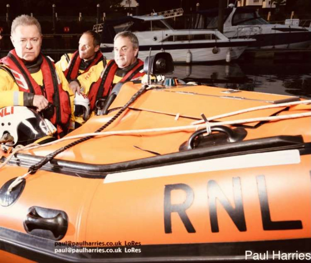 The three Teddington crew members who have served since the beginning. Left to right: Tim James Jon Barker and Andy Bell (Image: Paul Harries)